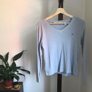 Long Sleeve V-neck Tommy Hilfiger Shirt